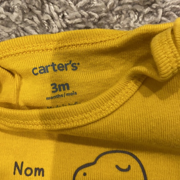 Carter’s 2 pack dinosaur onesies - Picture 3 of 3